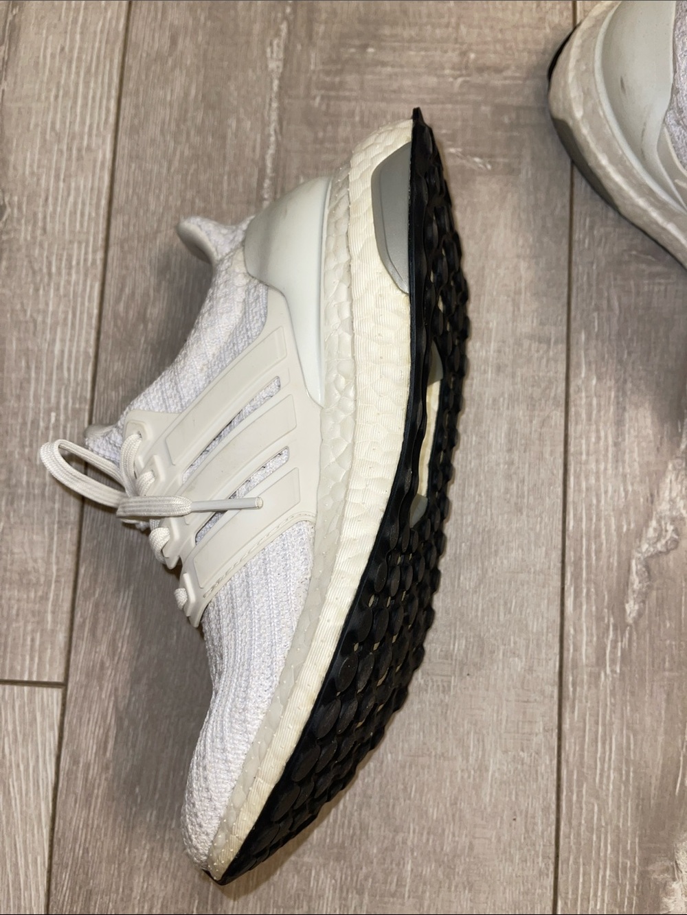 🪞🤍Adidas Ultraboost Primeknit Sneakers in white 5.5- barely worn!🤍🪞 - Picture 5 of 8